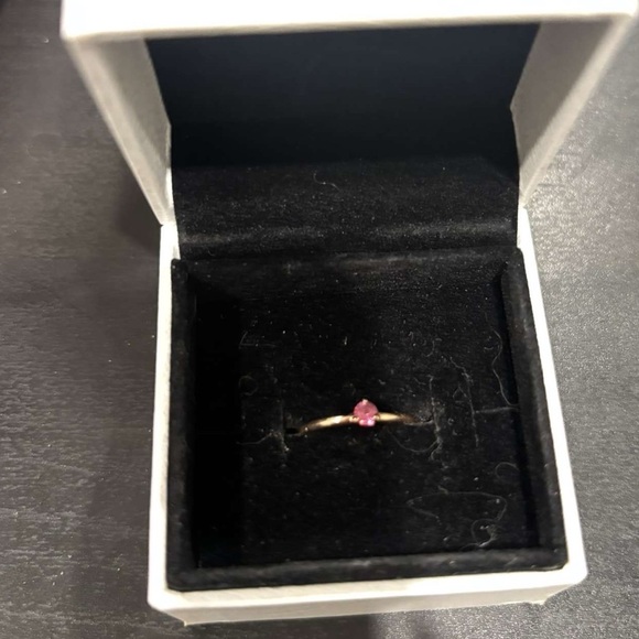 Pandora Rose Ring with Pink Stone​​ - Picture 4 of 5